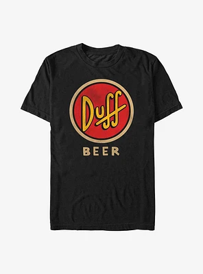 The Simpsons Vintage Duff Beer Dark Logo T-Shirt