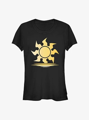Magic The Gathering White Mana Symbol Girls T-Shirt