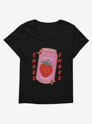 Strawberry Milk Shake It Womens T-Shirt Plus