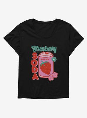 Strawberry Milk Soda Pop Womens T-Shirt Plus