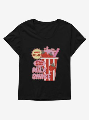 Strawberry Milk Yen Shakes Womens T-Shirt Plus