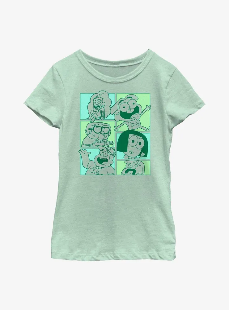 Disney Big City Greens Family Box Up Youth Girls T-Shirt