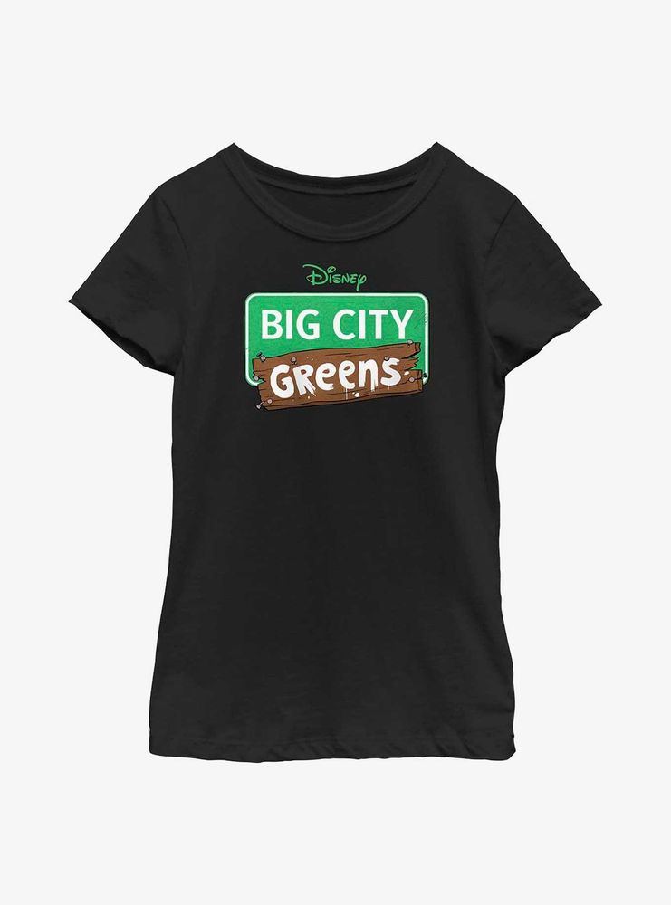 Disney Big City Greens Logo Youth Girls T-Shirt