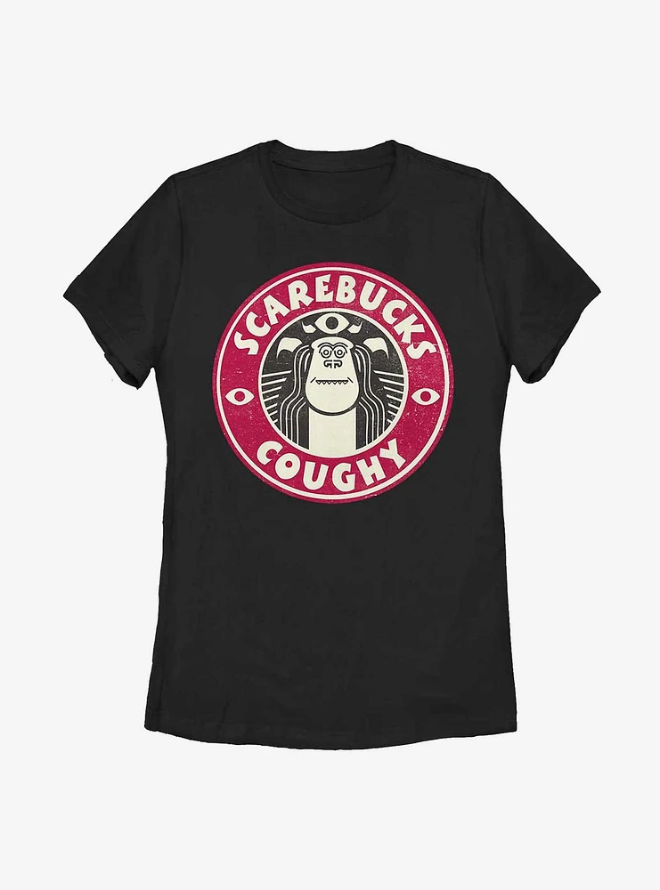 Disney Pixar Monsters At Work Scarebucks Womens T-Shirt