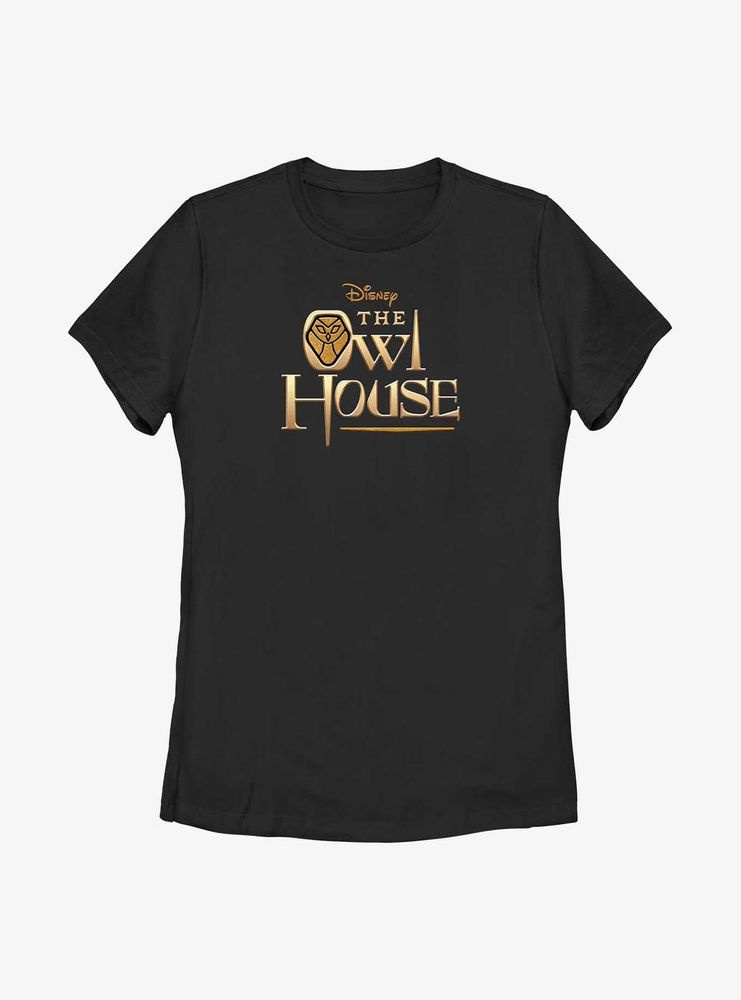 Disney The Owl House Gold Logo Womens T-Shirt