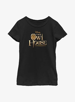 Disney The Owl House Gold Logo Youth Girls T-Shirt
