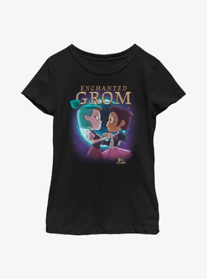 Disney The Owl House Amity And Luz Grom Youth Girls T-Shirt