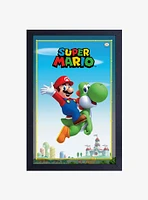 Nintendo Mario Yoshi Framed Wood Wall Art