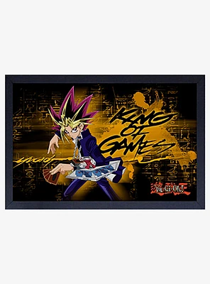 Yu-Gi-Oh King Of Games Framed Wood Wall Art