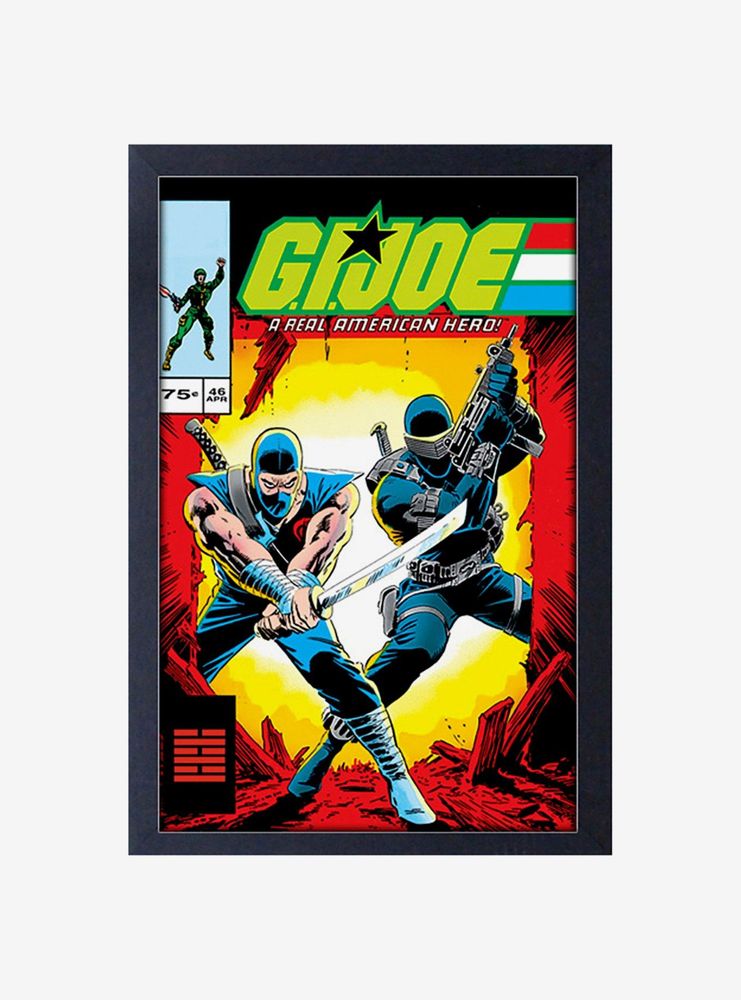 G.I. Joe Comic Apr 46 Framed Wood Wall Art