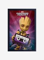 Marvel Guardians Of The Galaxy Baby Groot Framed Wood Wall Art