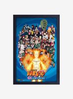 Naruto Group Of Characters Framed Wood Wall Art