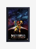 Nintendo Metroid Samus Returns Framed Wood Wall Art