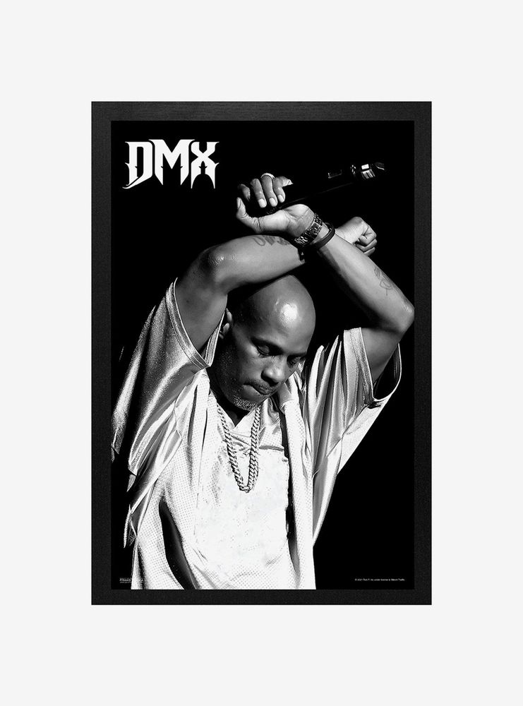 DMX Crossed Arms Framed Wood Wall Art