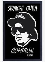 N.W.A. Straight Outta Compton Profile Framed Wood Wall Art