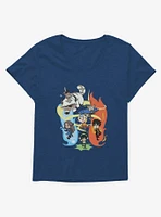 Avatar: The Last Airbender Avatar Book 3 Girls T-Shirt Plus