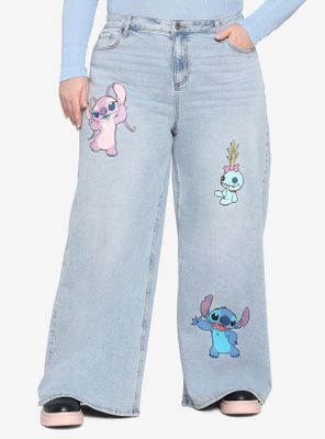 Disney Lilo & Stitch Straight Leg Jeans Plus