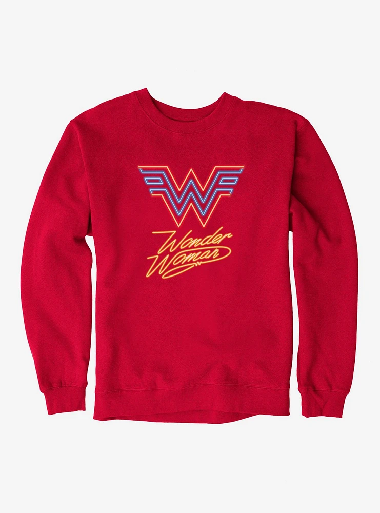 DC Comics Wonder Woman 1984 Neon Throwback Sweatshirt