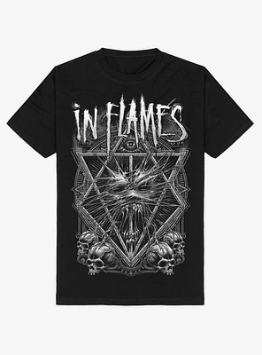In Flames Skulls T-Shirt
