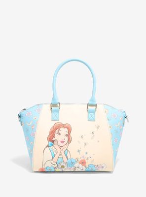 Loungefly Disney Beauty And The Beast Belle Floral Satchel Bag
