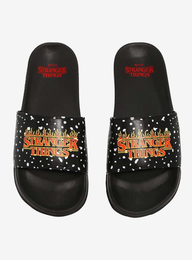 Hot Topic Stranger Things Logo Sandals | Mall of America®