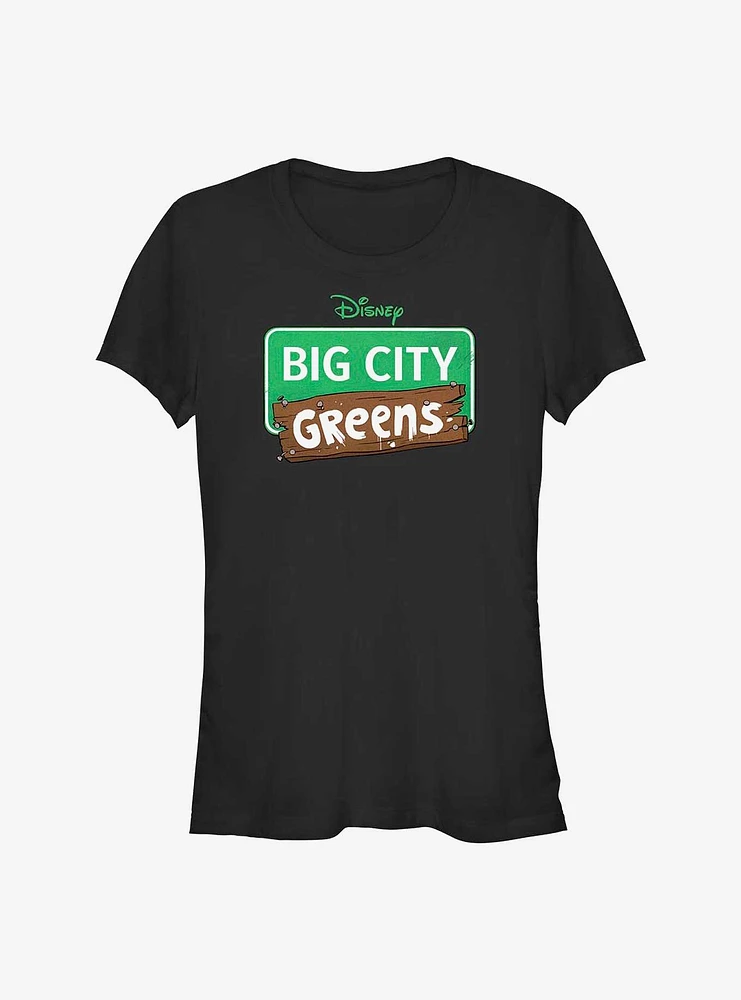 Disney's Big City Greens Logo Girls T-Shirt