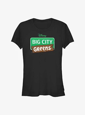 Disney's Big City Greens Logo Girls T-Shirt