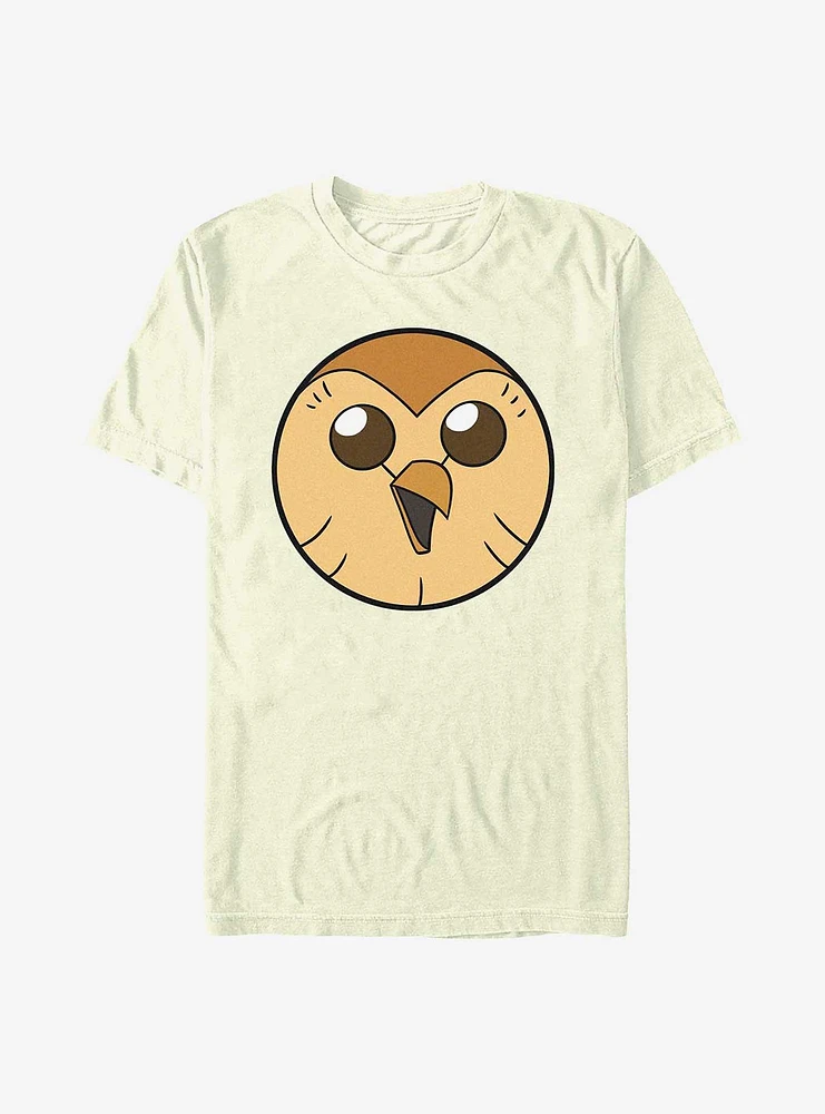 Disney's The Owl House Hooty Face Solid T-Shirt