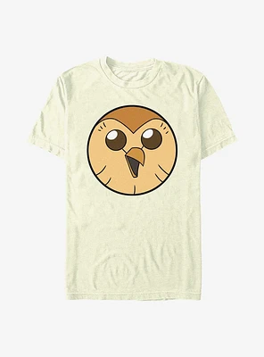 Disney's The Owl House Hooty Face Solid T-Shirt
