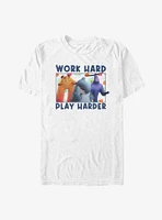 Pixar Monsters At Work Play Hard T-Shirt