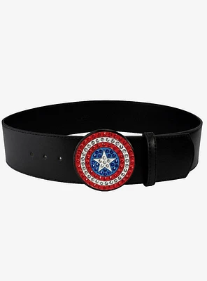 Marvel Comics Captain America Shield Belt