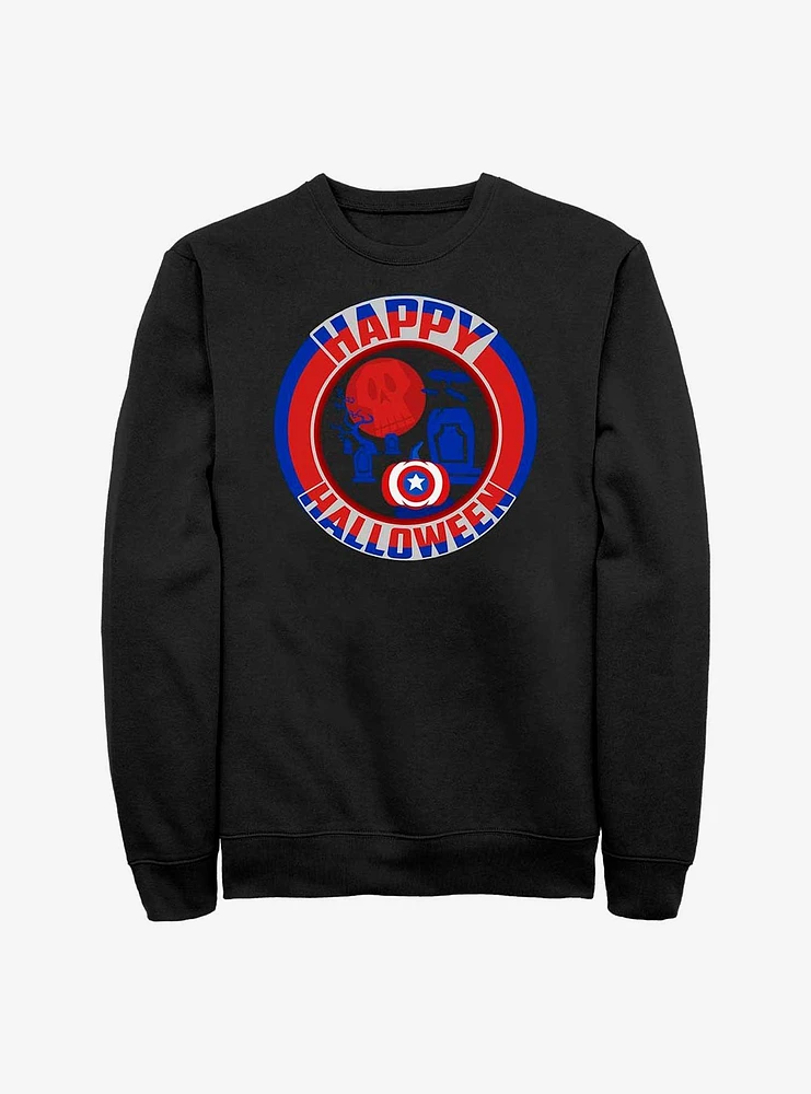 Marvel Captain America Happy Halloween Sweatshirt