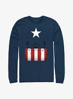 Marvel Captain America Simple Suit Long-Sleeve T-Shirt