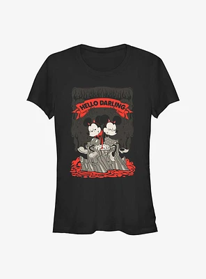 Disney Mickey Mouse & Minnie Devilish Hello Darling Girls T-Shirt