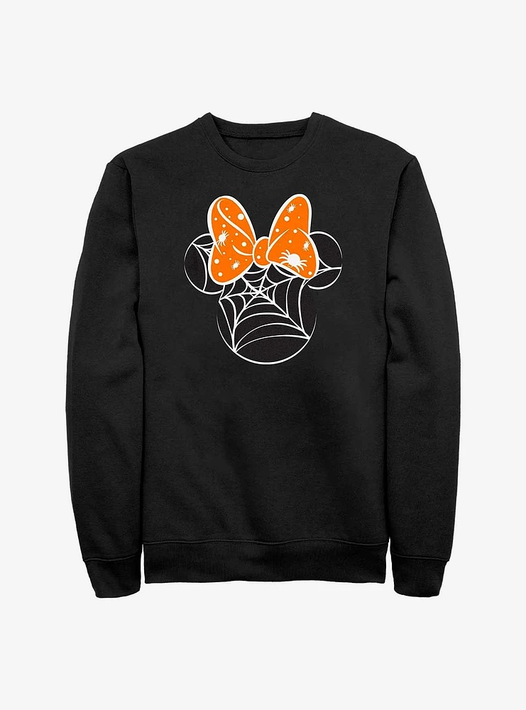 Disney Minnie Mouse Spider Webs Sweatshirt