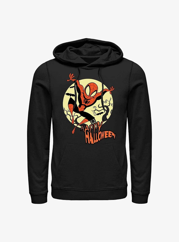 Marvel Spider-Man Halloween Moon Hoodie