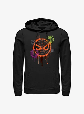 Marvel Spider-Man Spooky Stencil Hoodie