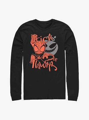 Marvel Spider-Man Trick Or Thwip Long-Sleeve T-Shirt