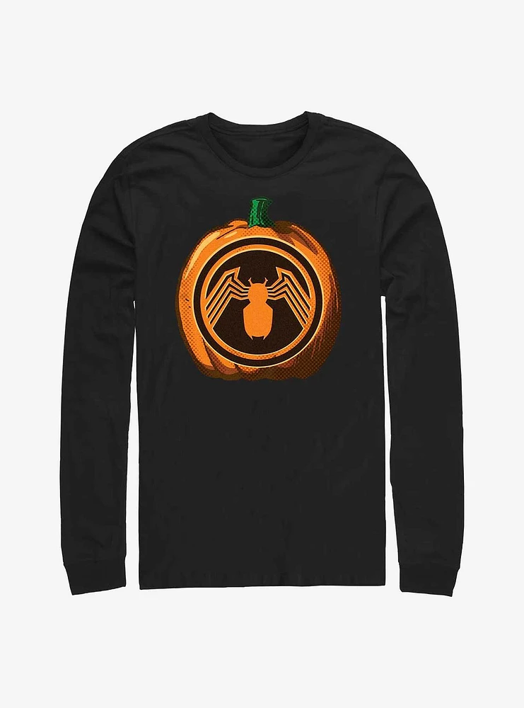 Marvel Venom Pumpkin Long-Sleeve T-Shirt