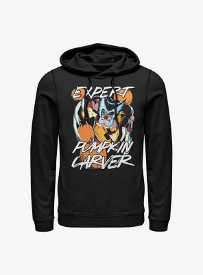 Marvel Wolverine Is An Expert Pumpkin Carver Hoodie