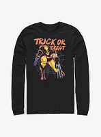Marvel Wolverine Trick Or Treat Long-Sleeve T-Shirt