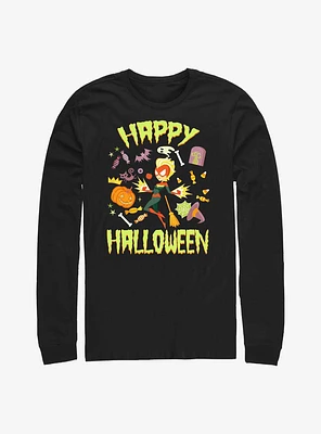 Marvel Captain Happy Halloween Long-Sleeve T-Shirt
