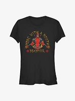 Marvel Deadpool Merc Mouth Girls T-Shirt