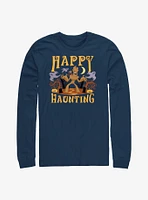 Marvel Guardians Of The Galaxy Groot & Rocket Happy Haunting Long-Sleeve T-Shirt