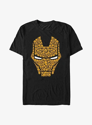 Marvel Iron Man Pumpkin Face T-Shirt