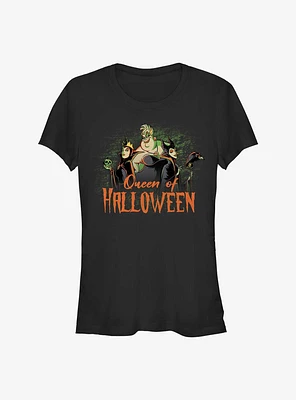 Disney Villains Queen Of Halloween Girls T-Shirt