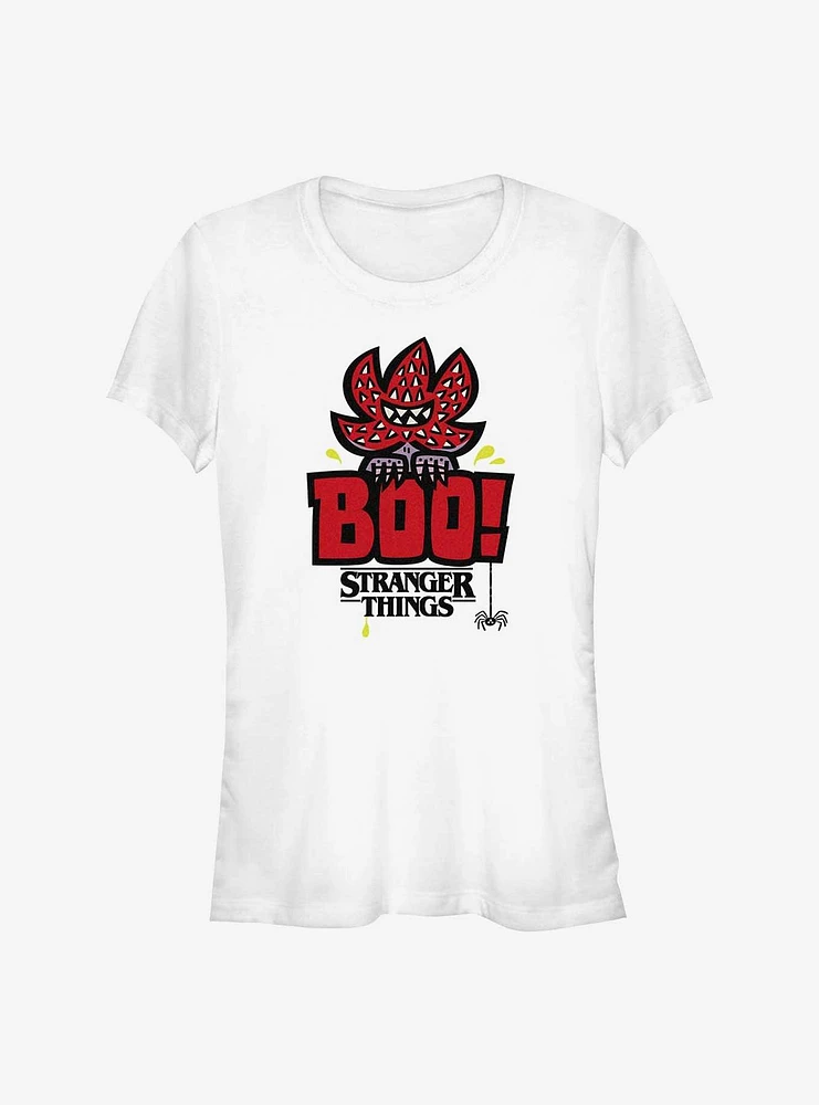 Stranger Things Demogorgon Boo! Girls T-Shirt