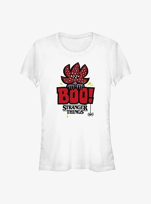 Stranger Things Demogorgon Boo! Girls T-Shirt