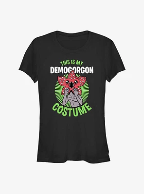 Stranger Things This Is My Demogorgon Costume Girls T-Shirt