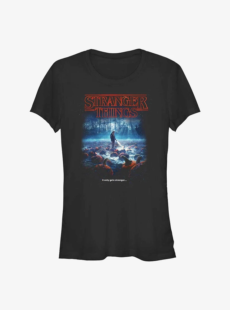 Stranger Things Pumpkin Patch Girls T-Shirt